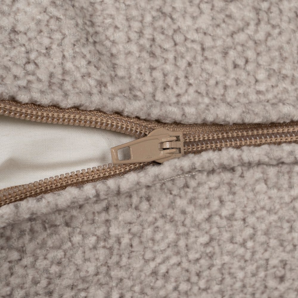 Sofá beige de tela para salón moderno – 200 x 102 x 100 cm - Imagen 10