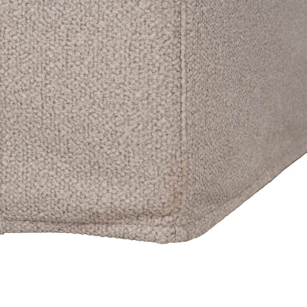 Sofá beige de tela para salón moderno – 200 x 102 x 100 cm - Imagen 12