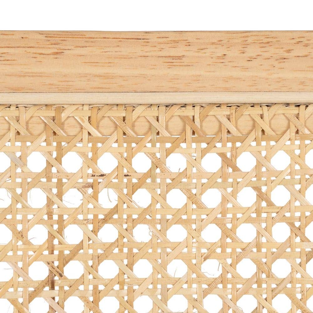 Silla Natural de Madera y Ratán, 46x53x82,5 cm, Montaje Requerido - Imagen 9