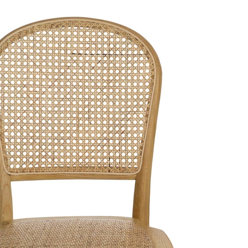 Silla de Madera Qalven 88 cm - Diseño Elegante y Natural, Altura de Asiento 46,5 cm, Resistencia 130 kg - Imagen 4