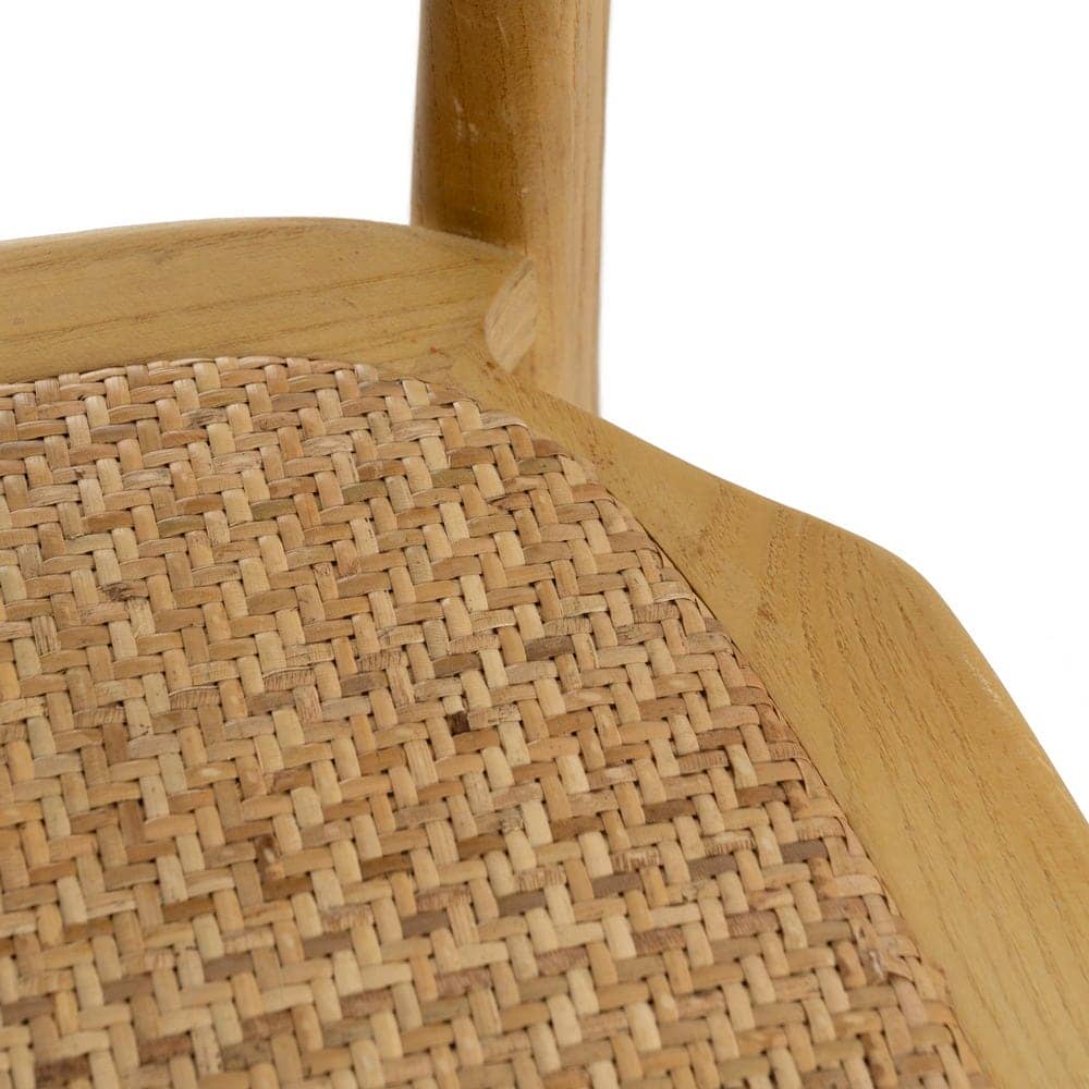 Silla de Madera Qalven 88 cm - Diseño Elegante y Natural, Altura de Asiento 46,5 cm, Resistencia 130 kg - Imagen 8