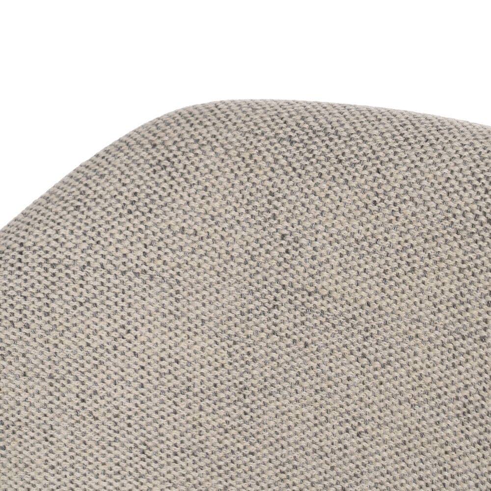 Silla Gris-Marrón de Tejido y Madera de Haya, 51x55x75 cm - Imagen 7