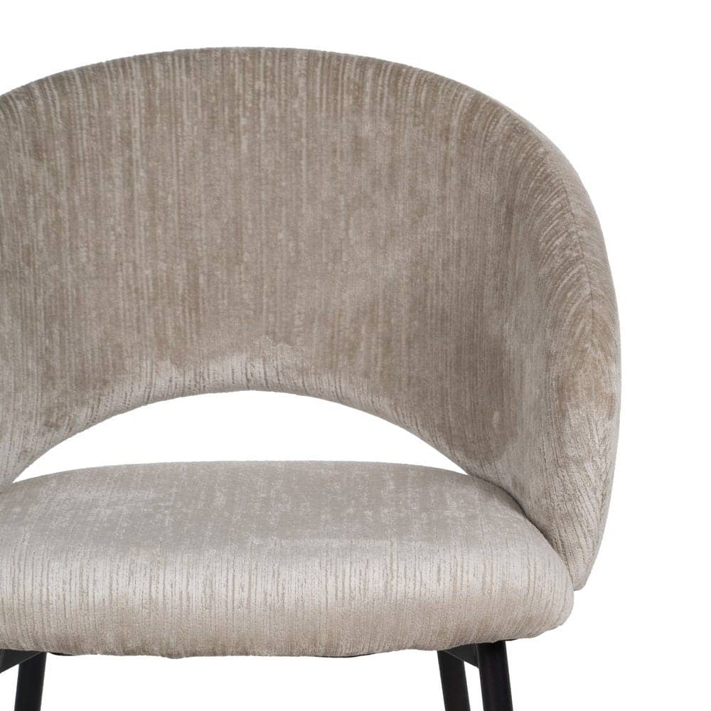 Silla de Poliéster Hielo con Patas de Hierro - 58x60x80,5 cm - Imagen 4