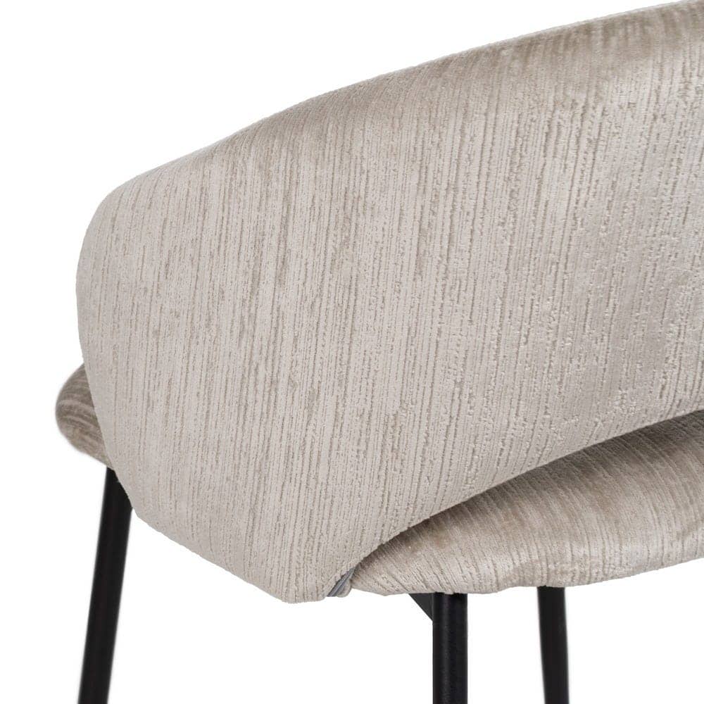 Silla de Poliéster Hielo con Patas de Hierro - 58x60x80,5 cm - Imagen 8
