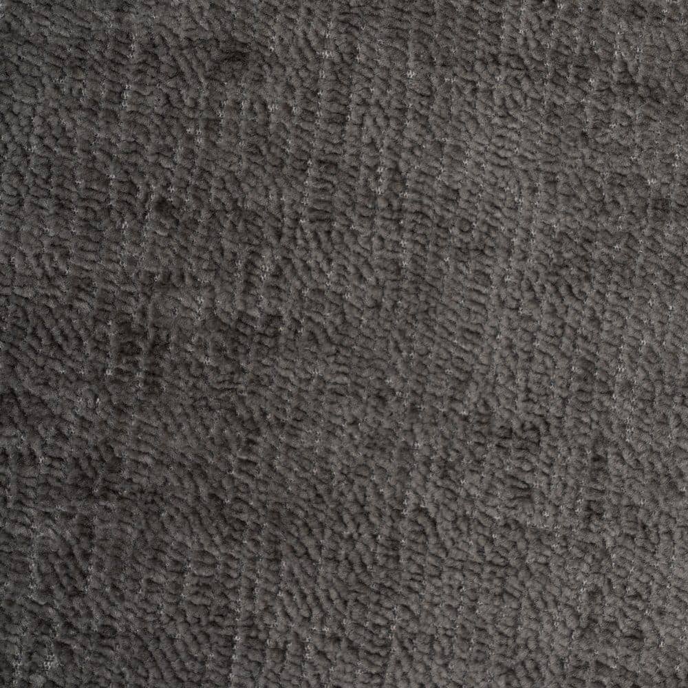 Silla de brazos gris oscuro, tejido 100% poliéster, 58x58x83 cm - Imagen 9