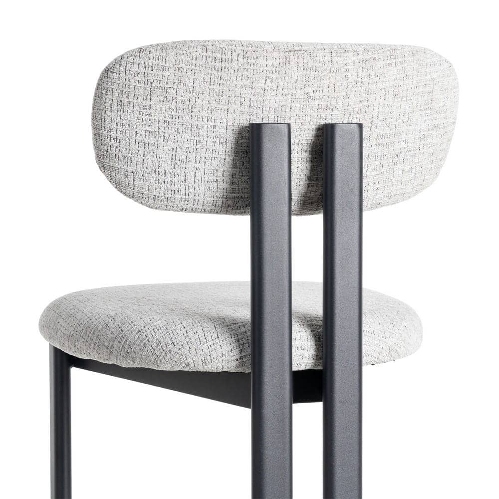 Silla Gris de Tejido 100% Poliéster y Metal, 50x47x81 cm - Imagen 5