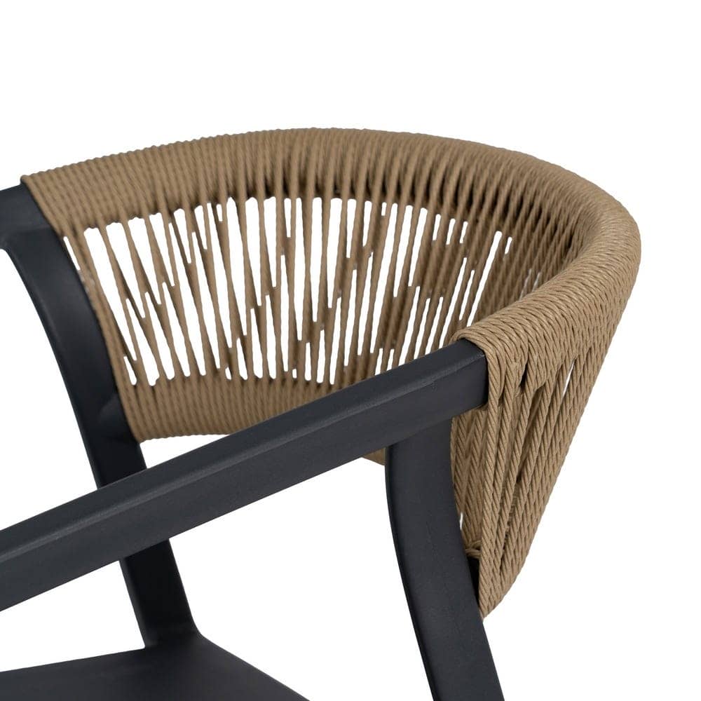 Silla Apilable Antracita de Polipropileno 56x54x75,5 cm - Imagen 5