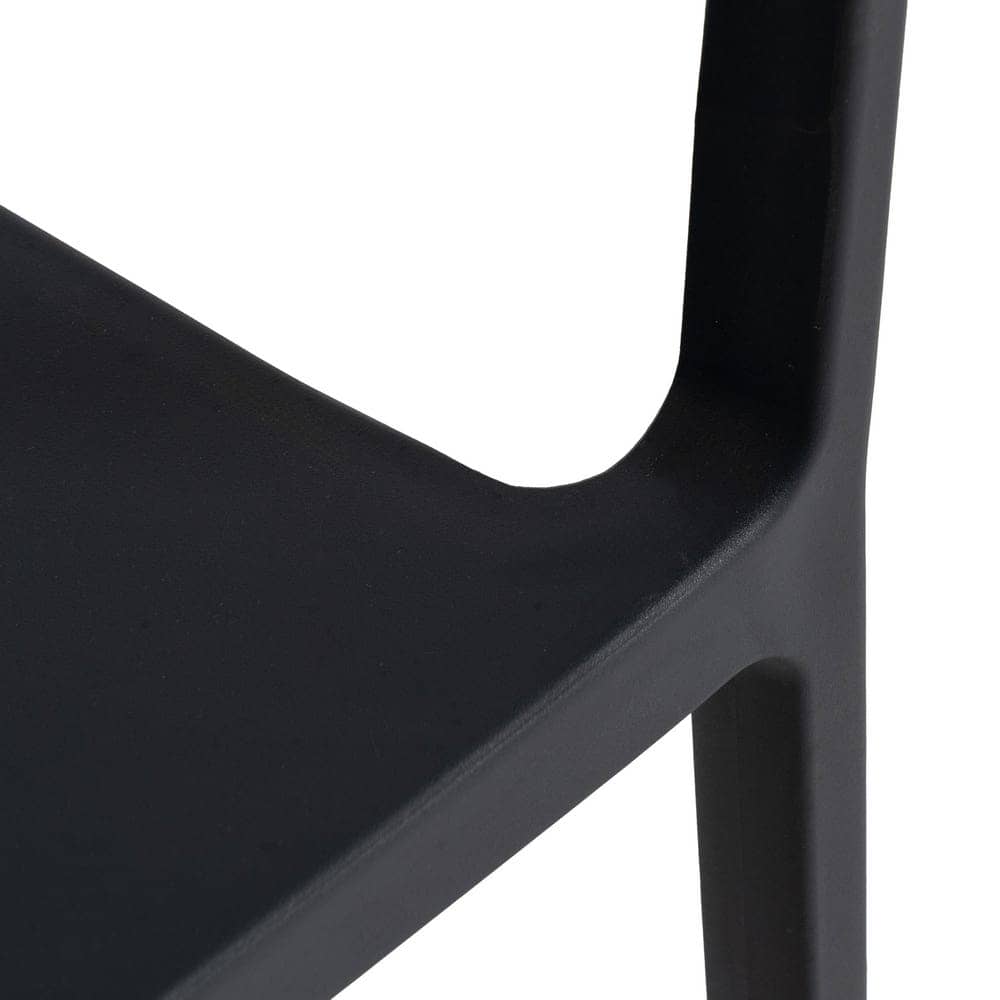 Silla Apilable Antracita de Polipropileno 56x54x75,5 cm - Imagen 6