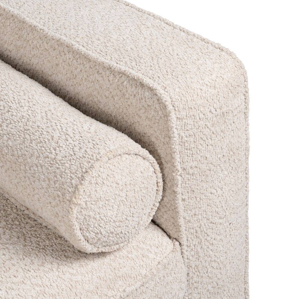 Sofá 2 Plazas Beige Tejido 172x91x84 cm con Estructura de Madera - Imagen 8