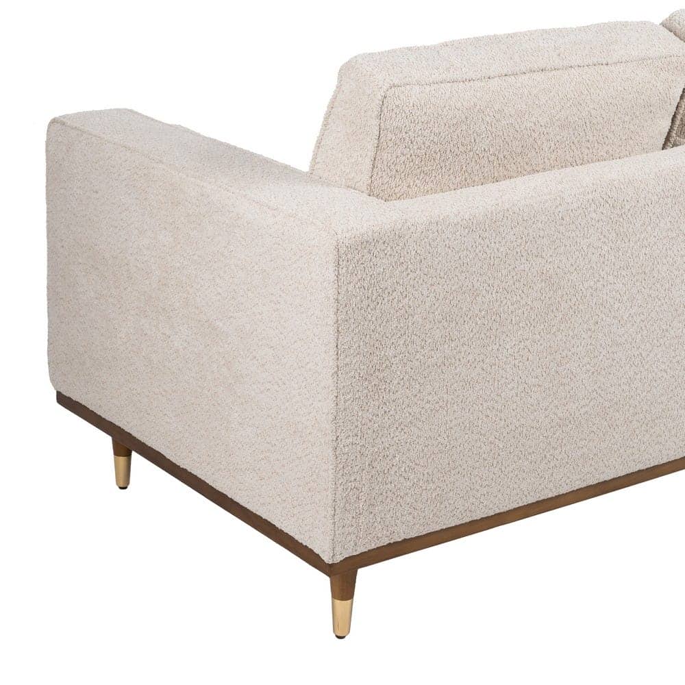 Sofá 2 Plazas Beige Tejido 172x91x84 cm con Estructura de Madera - Imagen 11