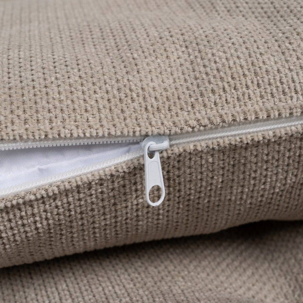 Chaise-Lounger Taupe 100% Poliéster con Patas de Metal - 168x90x82 cm - Imagen 10