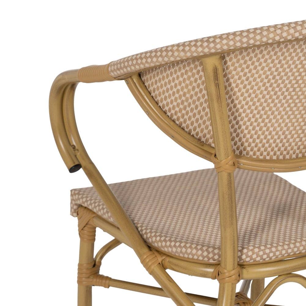 Silla Apilable Beige de Aluminio y Textileno 57x58,5x82 cm - Imagen 11