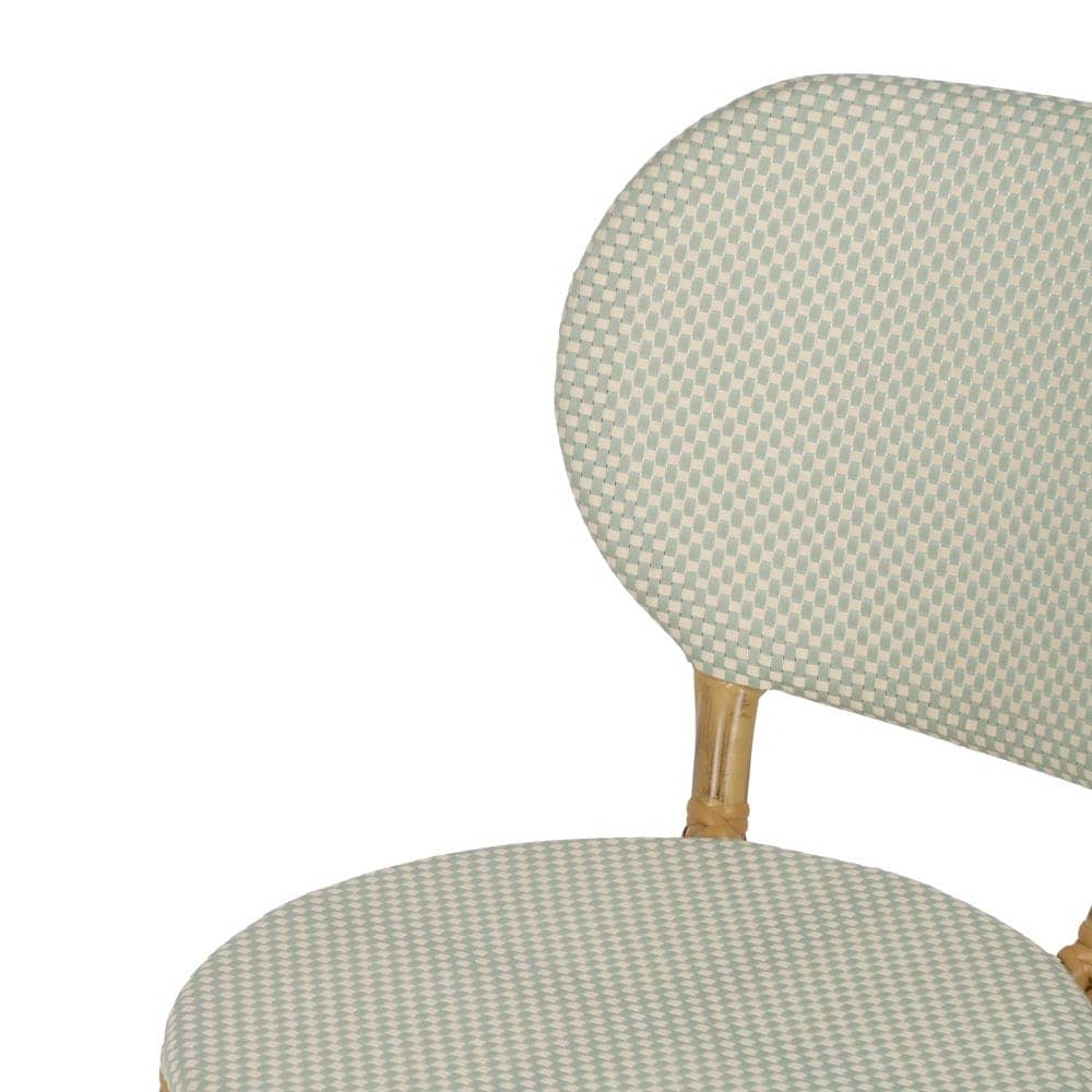 Silla Apilable Aguamarina de Aluminio y Textileno 47x60x79 cm - Imagen 5