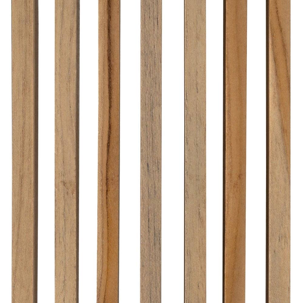 Estante Natural de Madera de Teca Reciclada 80x21x20 cm con Anclaje - Imagen 7
