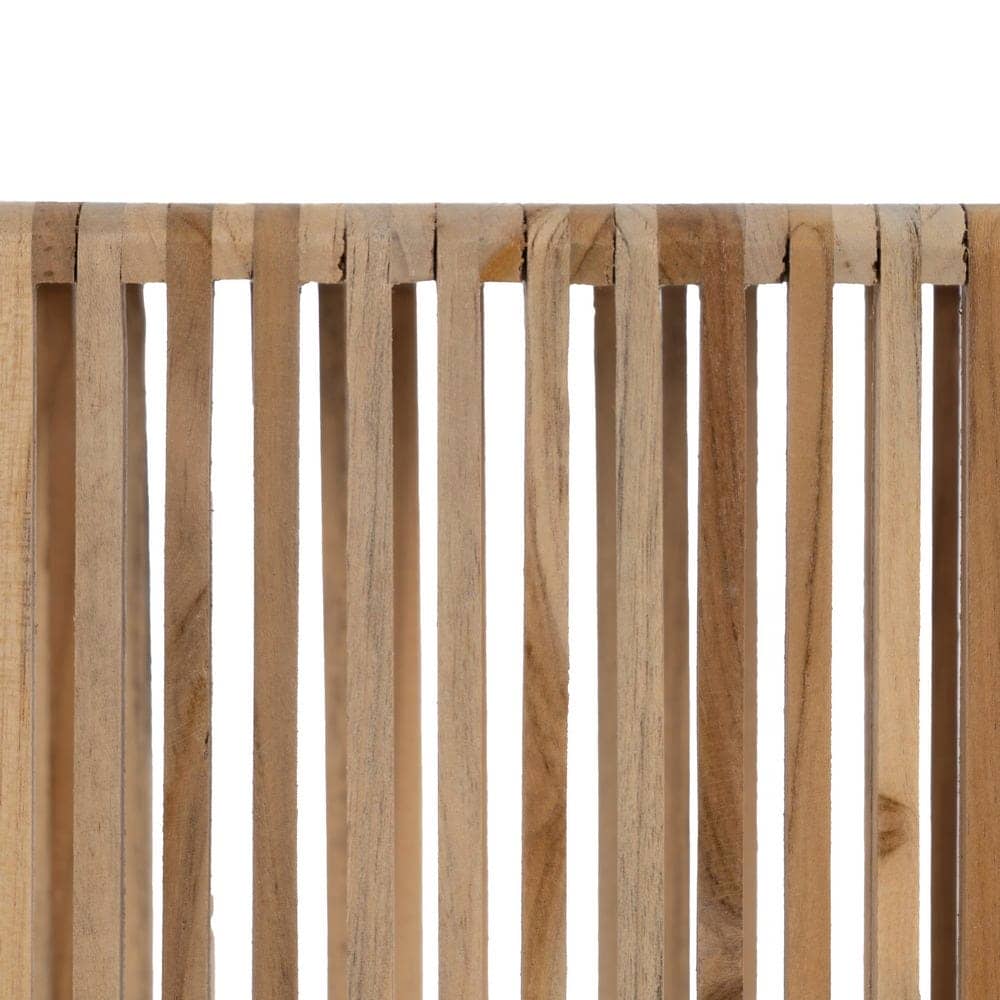 Peana Natural de Madera de Teca Reciclada 33x27x86 cm - Colección Bellamonte - Imagen 9