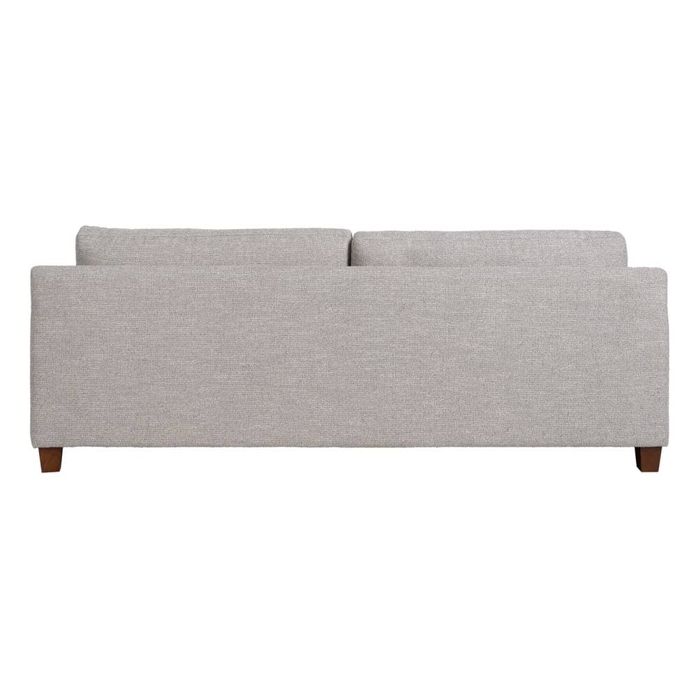 Sofá 3 Plazas Gris Tejido 100% Poliéster con Estructura de Madera - Imagen 3