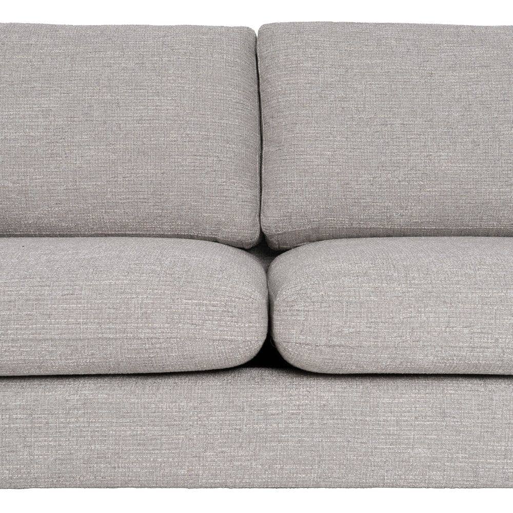 Sofá 3 Plazas Gris Tejido 100% Poliéster con Estructura de Madera - Imagen 5