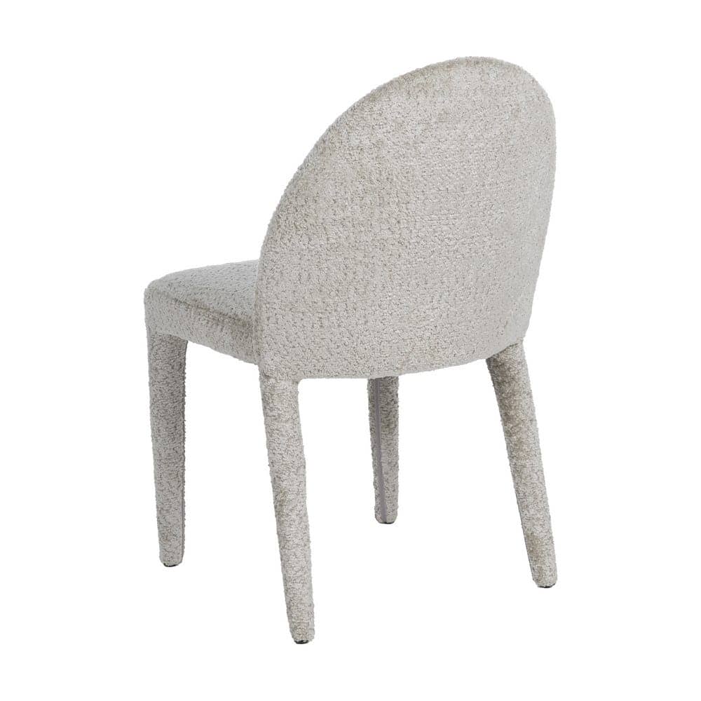 Silla Beige de Poliéster y Metal 47x61,5x85 cm, Sin Montaje - Imagen 3