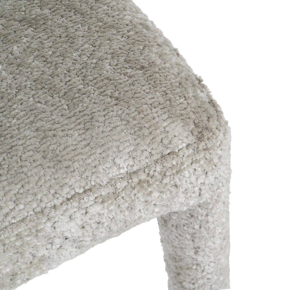 Silla Beige de Poliéster y Metal 47x61,5x85 cm, Sin Montaje - Imagen 7