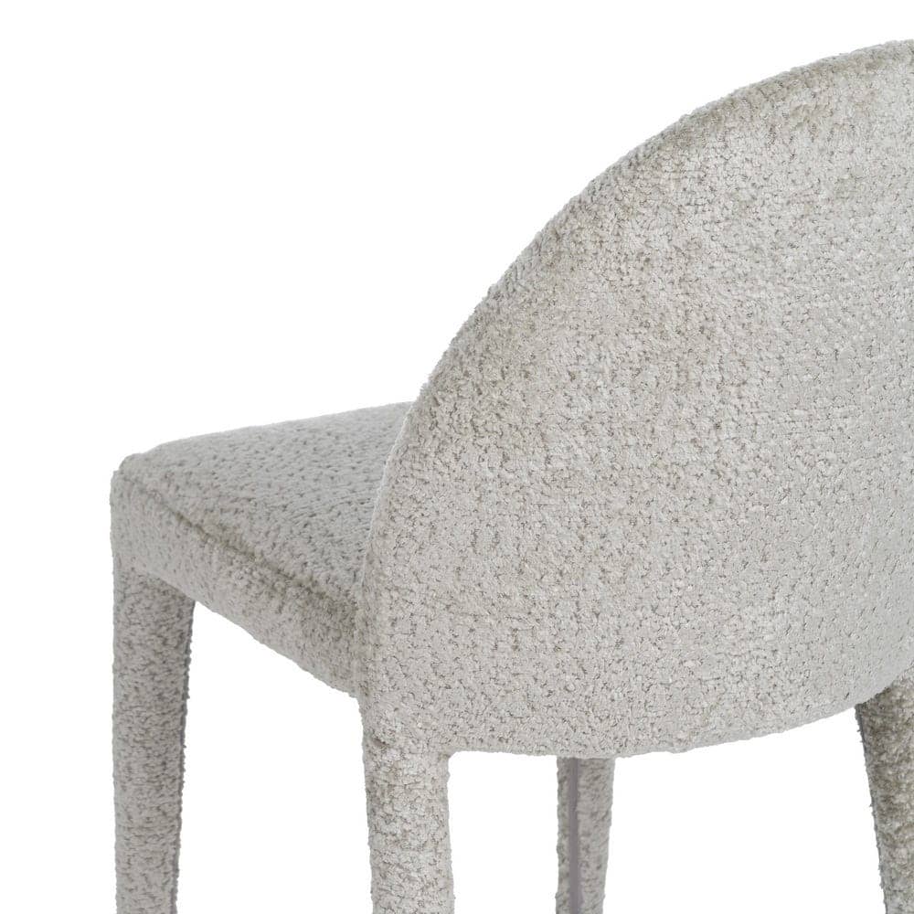 Silla Beige de Poliéster y Metal 47x61,5x85 cm, Sin Montaje - Imagen 8