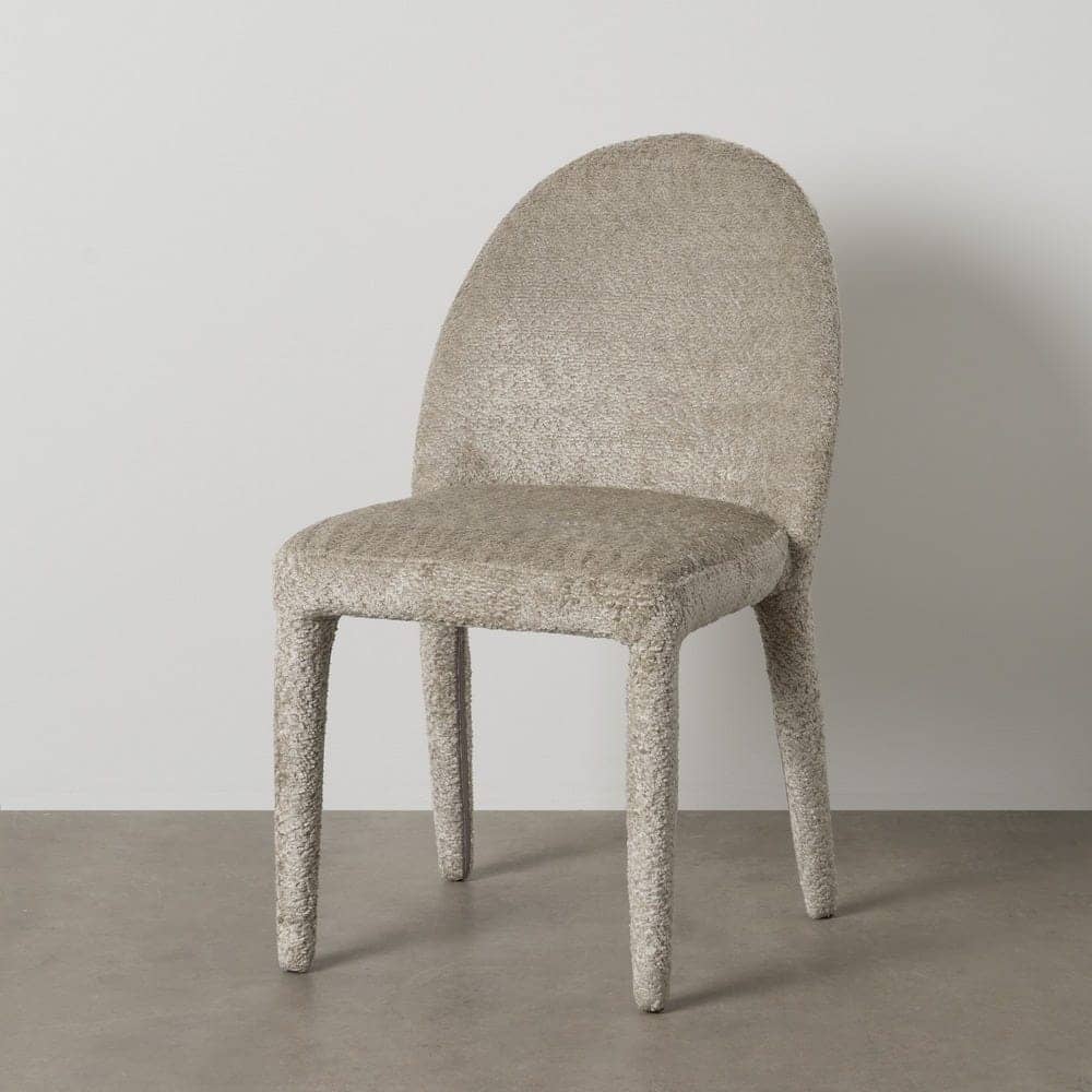 Silla Beige de Poliéster y Metal 47x61,5x85 cm, Sin Montaje - Imagen 10