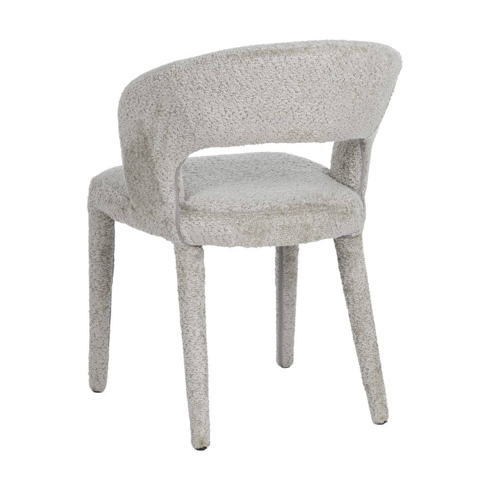 Silla Beige de Poliéster y Metal 55x60x80 cm, Sin Montaje, 150 kg - Imagen 3