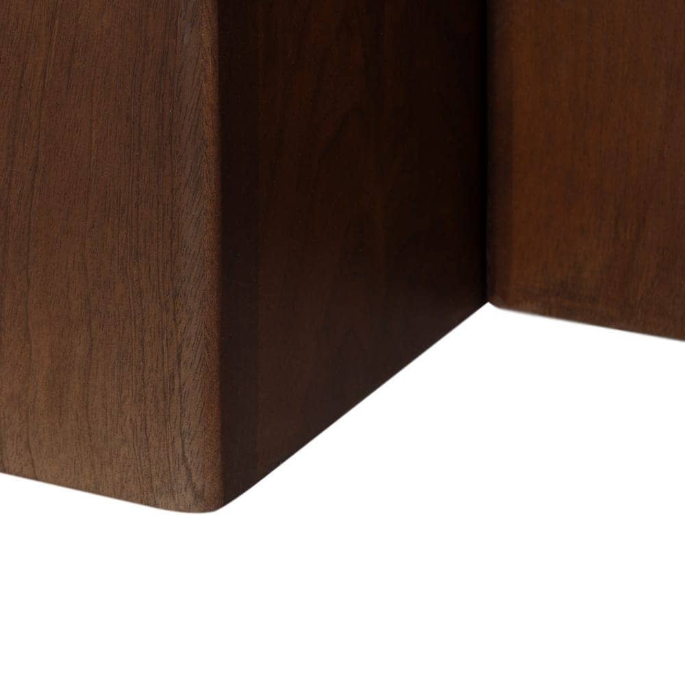 Peana de Madera de Mango 28x28x90 cm - Set de 3 piezas - Imagen 8