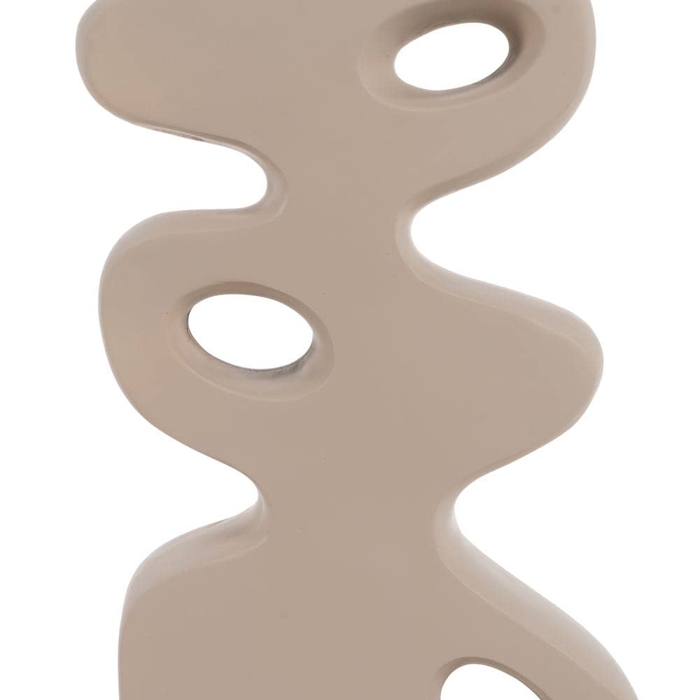 Lámpara de Suelo Crema de Resina con Tulipa de Lino 33x33x126,5 cm - Imagen 7