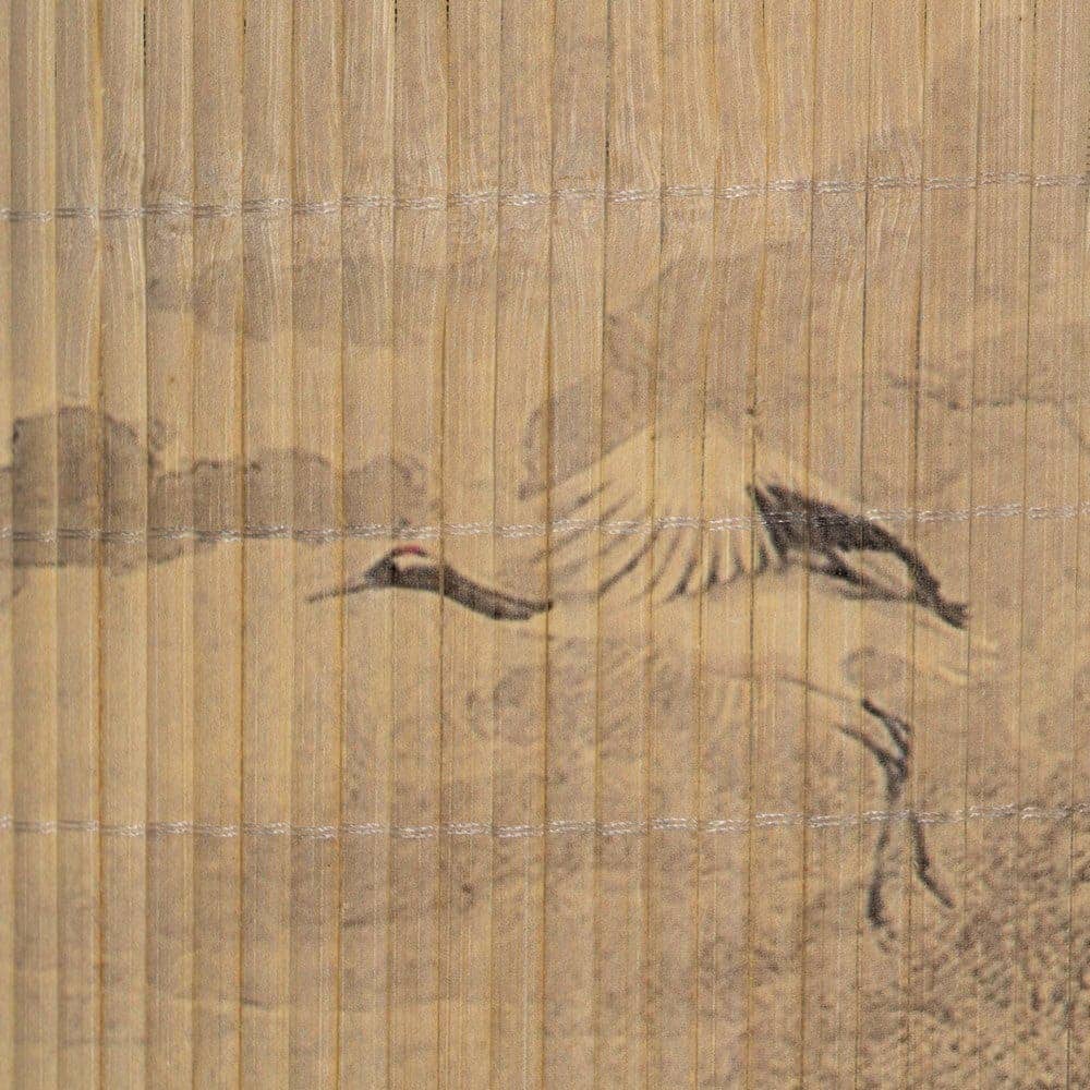 Lámpara de Techo Garza de Bambú y Metal Hierro E27 60W 40x42x30 cm - Imagen 5