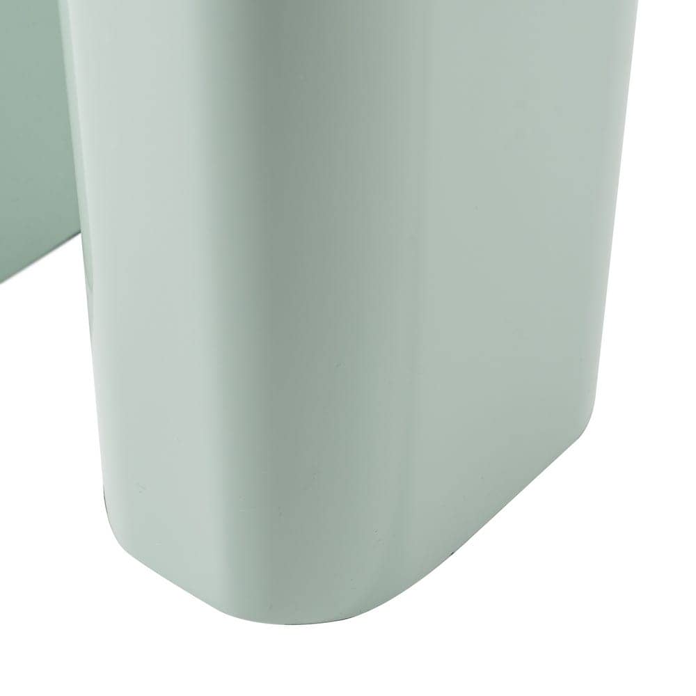 Lámpara de Mesa Lacada Verde DM 37,5x37,5x70cm con Pantalla de Algodón - Imagen 7
