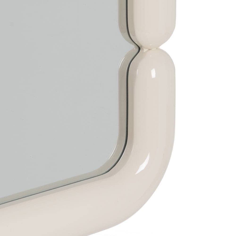 Espejo Lacado Crema DM 90x4,8x90 cm con Sistema de Sujeción - Imagen 5
