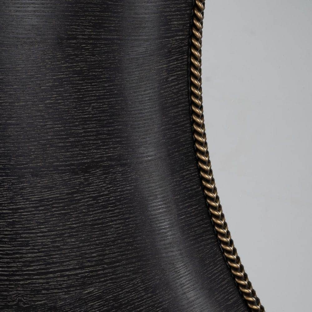 Espejo Negro de Madera de Fresno y MDF, 100,5 x 5,5 x 110,5 cm - Imagen 4