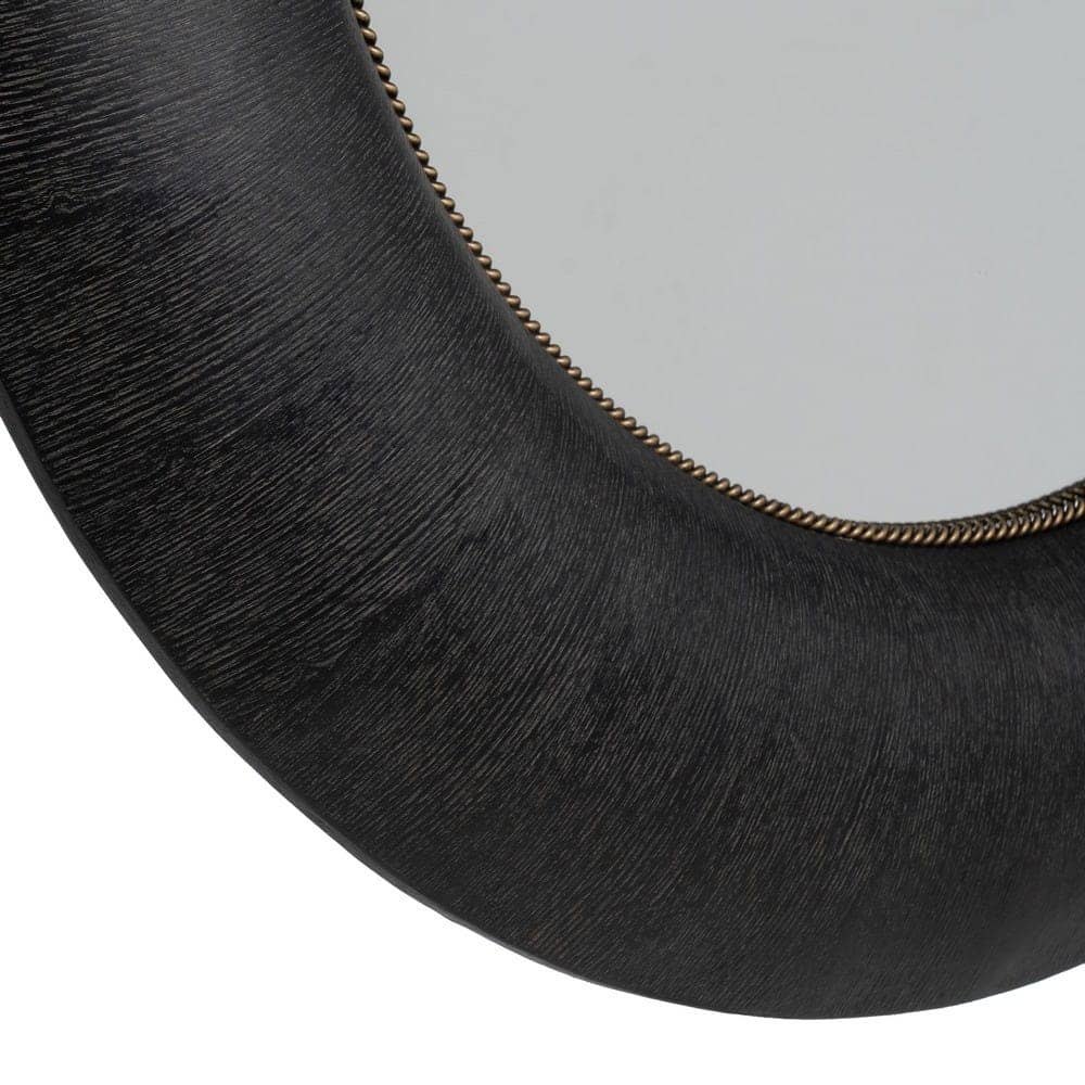 Espejo Negro de Madera de Fresno y MDF, 100,5 x 5,5 x 110,5 cm - Imagen 7