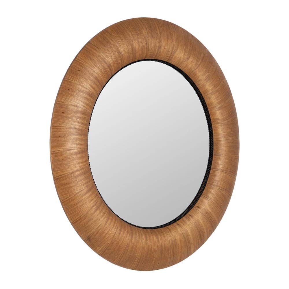 Espejo Miel DM-Madera 100,5x5,5x110,5 cm con Anillas para Sujeción - Imagen 3