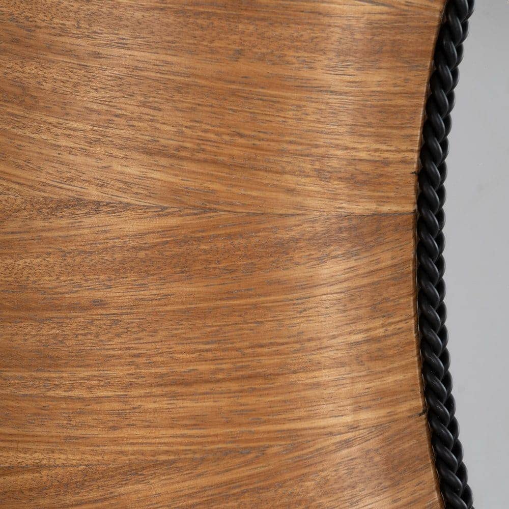 Espejo Miel DM-Madera 100,5x5,5x110,5 cm con Anillas para Sujeción - Imagen 5