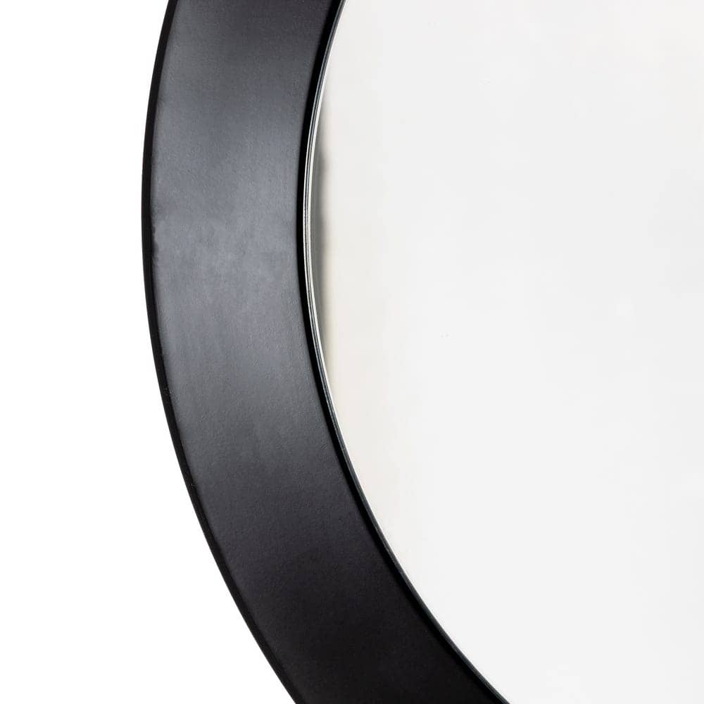 Espejo Negro de Metal y Cristal 84,5x7 cm con Gancho S/3 - Imagen 5