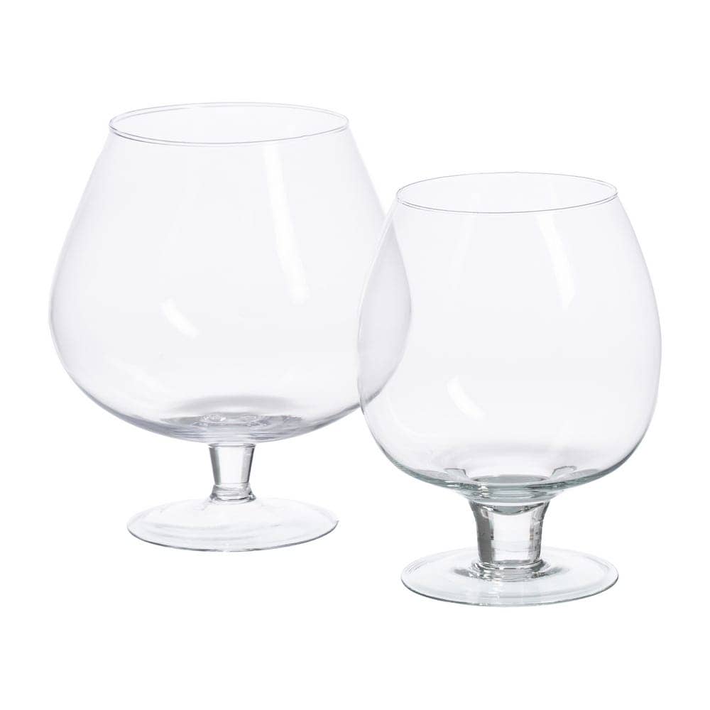 Copa Decorativa de Cristal Transparente 22x22x25 cm con Boca de 13 cm - Imagen 3