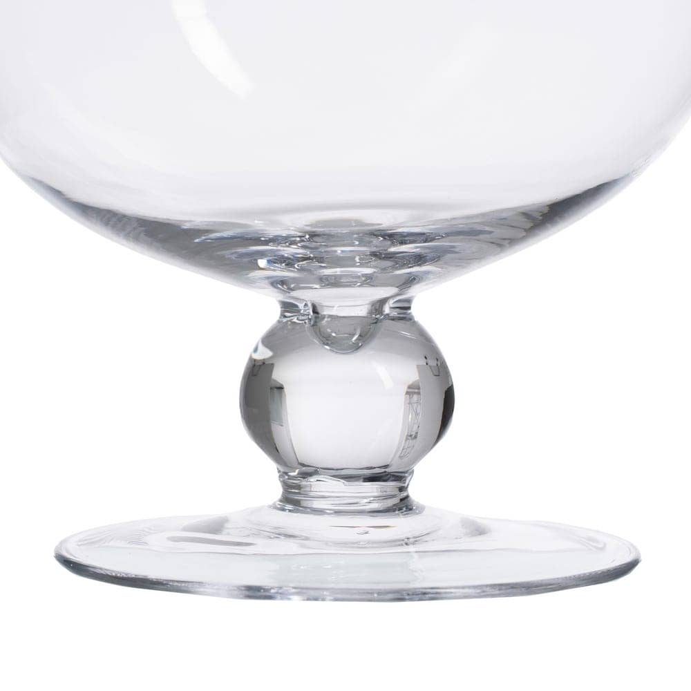 Copa Decorativa de Cristal Transparente 25x25x29 cm con Boca de 15 cm - Imagen 2
