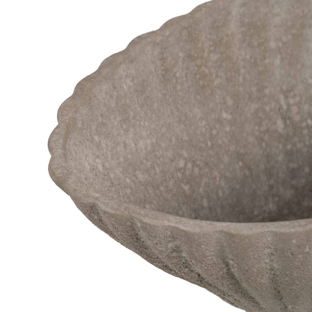 Centro de Mesa de Cerámica Piedra 33x20x12 cm - Decoración Elegante - Imagen 4