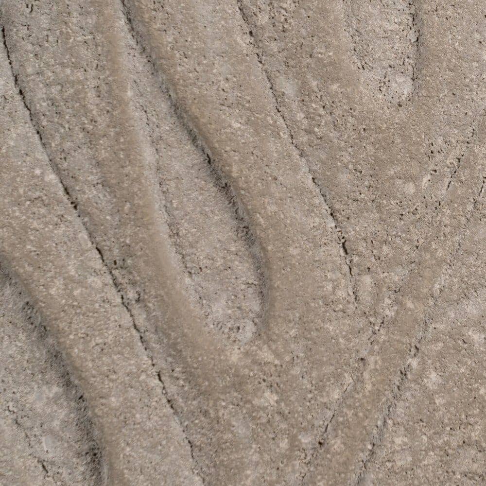Jarrón de Cerámica Gris Modelo Hojas 31x30 cm con Boca 19x3.5 cm - Imagen 6