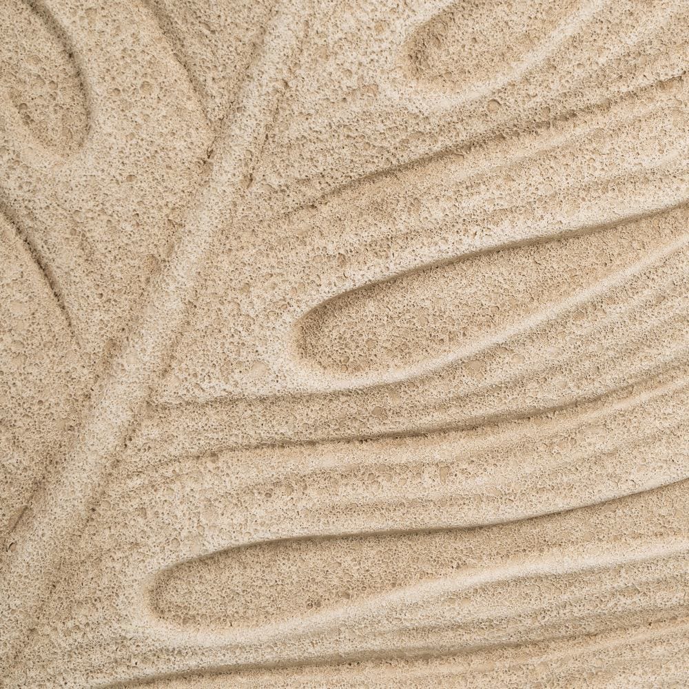 Jarrón Hojas Crema Cerámica Decoración 39 x 40 cm - Imagen 5