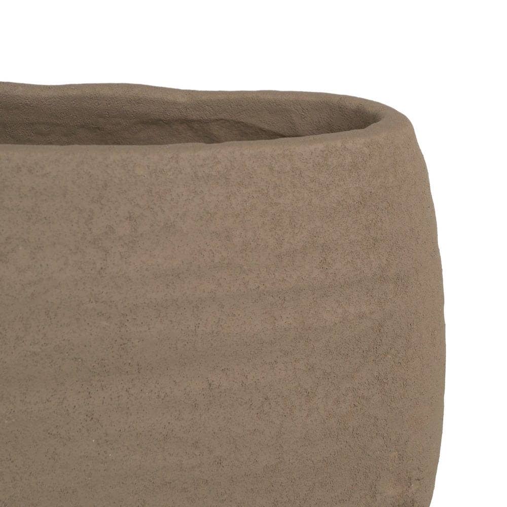 Jarrón de Cerámica Gris Oscuro 30x16 cm - Decoración Elegante - Imagen 6