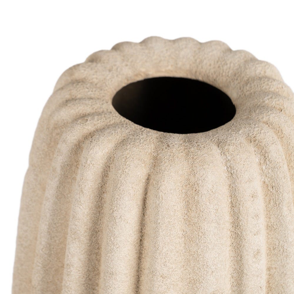 Jarrón Beige Cerámica Decoración 19 x 19 x 50 cm - Imagen 3