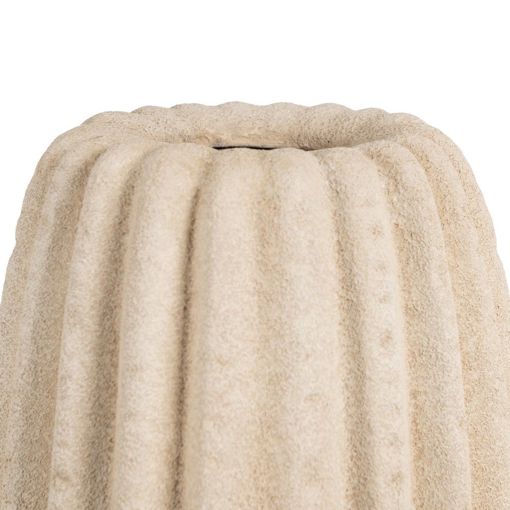 Jarrón Beige Cerámica Decoración 19 x 19 x 50 cm - Imagen 4