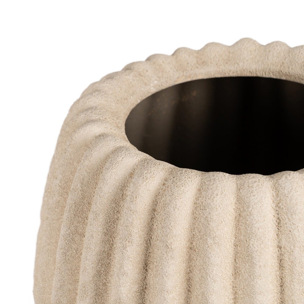 Jarrón Beige Cerámica Decoración 29 x 29 x 50 cm - Imagen 3