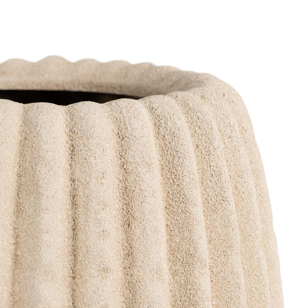 Jarrón Beige Cerámica Decoración 29 x 29 x 50 cm - Imagen 4