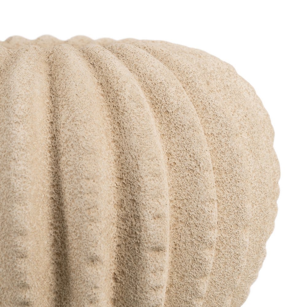 Jarrón Crema Cerámica Decoración 31 x 31 x 28 cm - Imagen 4