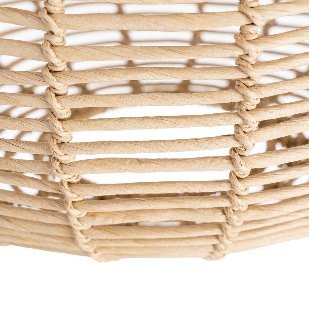Lámpara de Techo Natural de Cuerda de Papel 41x41x26,5 cm E27 - Imagen 4