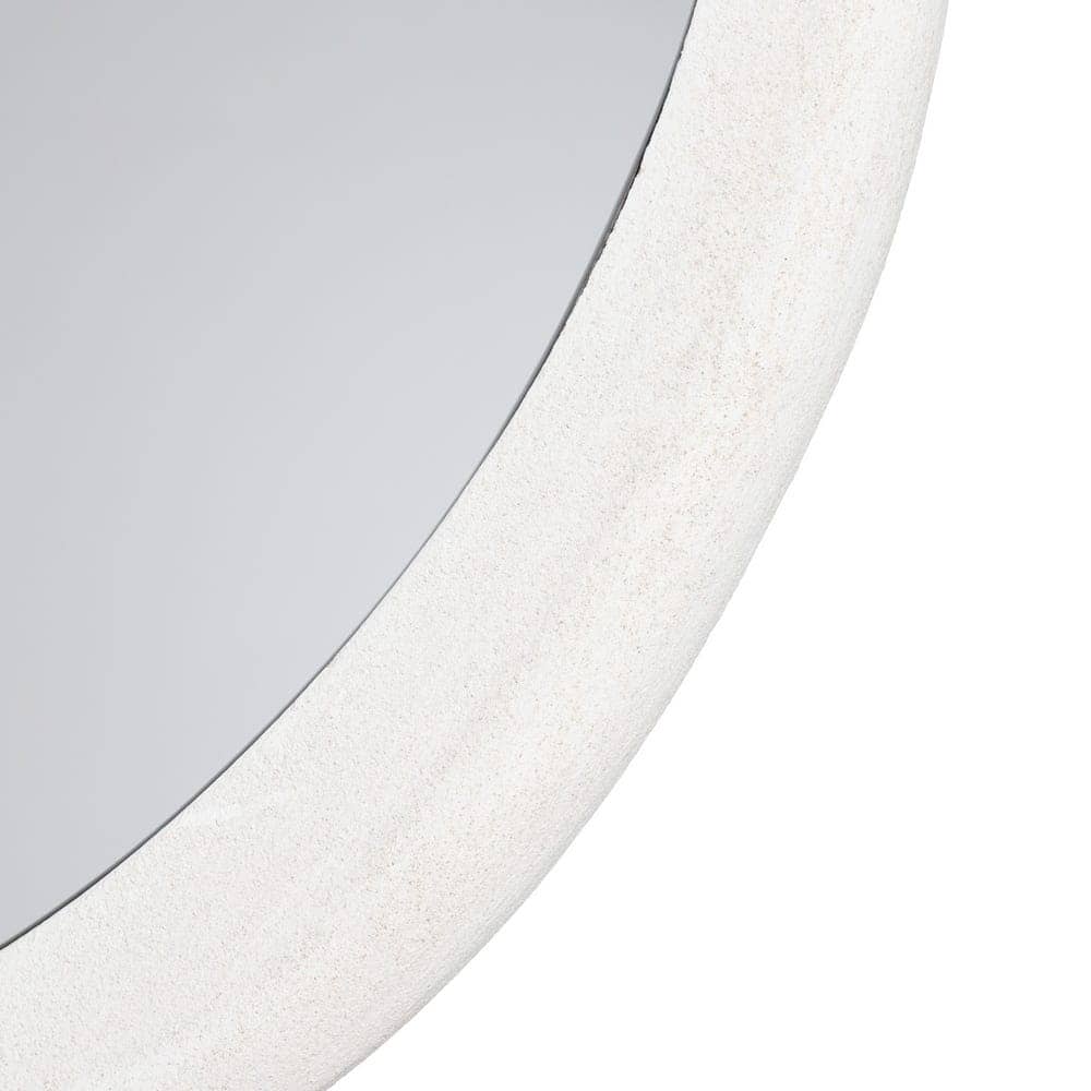 Espejo Blanco de DM y Cristal con Gancho - 80 x 6 x 77 cm - Imagen 3