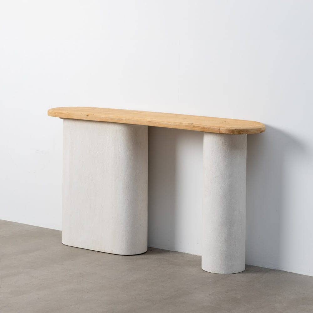 Consola Blanca de DM WILMA 150 x 35 x 82 cm sin montaje - Imagen 2